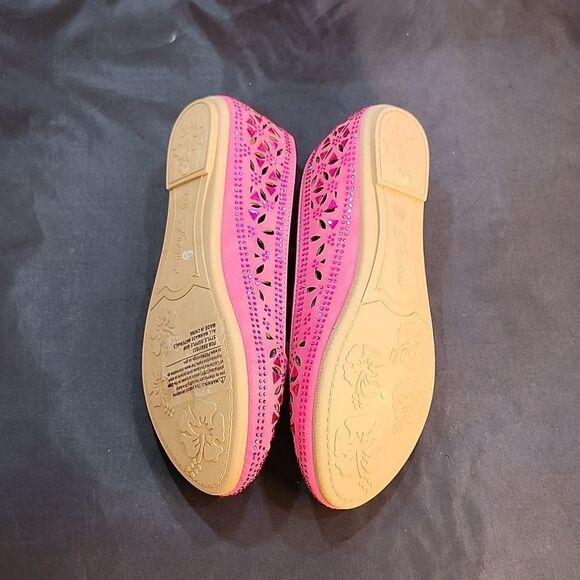 BRAND NEW FOREVER WIDE WITHD  COMFORTABLE BALLERINA RHINESTONE LASER CUT LOAFER - Picture 12 of 16